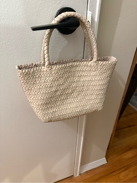 Madewell Handbags - Madewell Woven Straw Tote Bag in Cream - Women Bags
